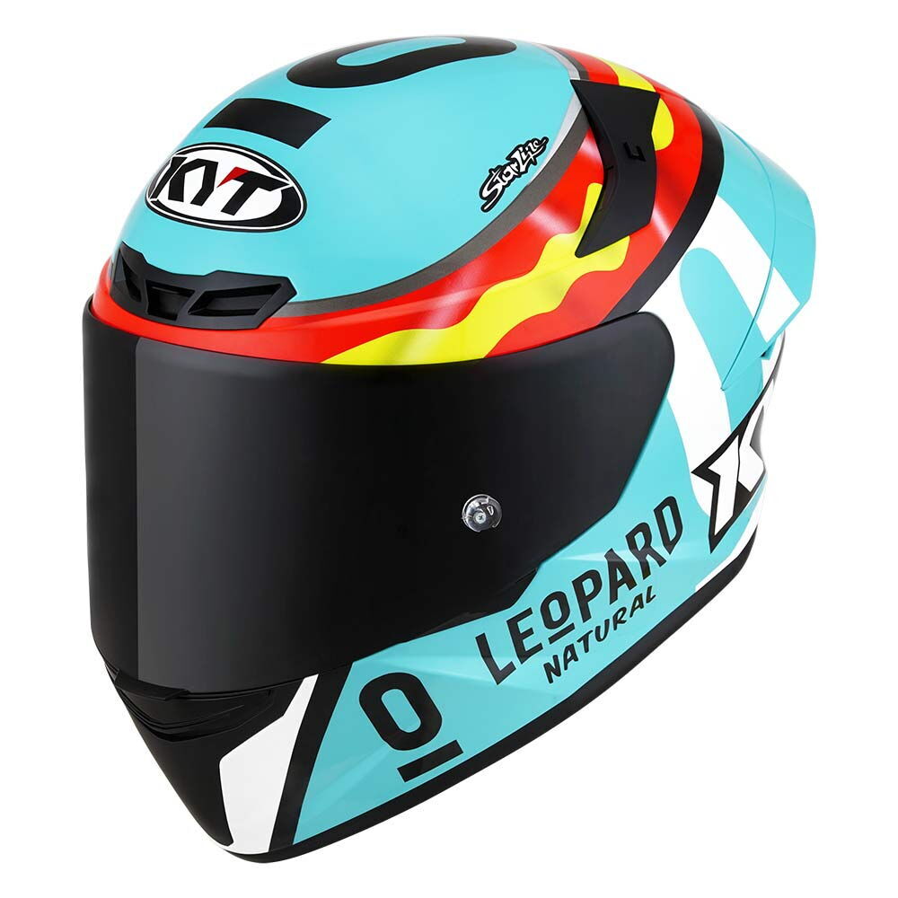 KYT TT-COURSE KASK LEOPARD REPLICA SPANIARD