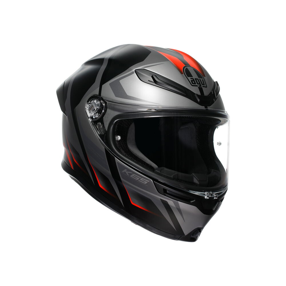 AGV KASK/K6 S MPLK KARVE MATT BLK GREY RED