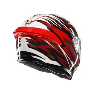 AGV KASK/K6 S MPLK REEVAL WHITE RED GREY #3