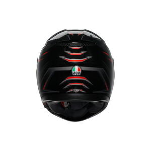 AGV KASK/K3  MPLK SYTH BLACK RED CONFİGURATİON #3