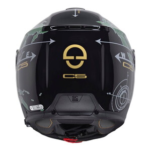 SCHUBERTH C5 GLOBE GREEN ÇENE AÇILIR MOTOSİKLET KASKI #3