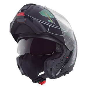 SCHUBERTH C5 GLOBE GREEN ÇENE AÇILIR MOTOSİKLET KASKI #4